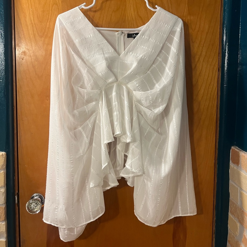 More to Adore White Striped Long Sleeve Top - Picture 7 of 7